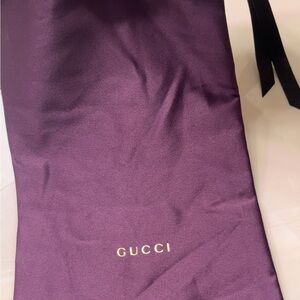 Authentic Gucci Luxurious Purple Satin Bag